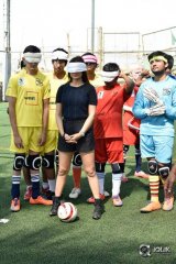 Shriya Saran Visit Indian Blind Football Federation Demo Camp